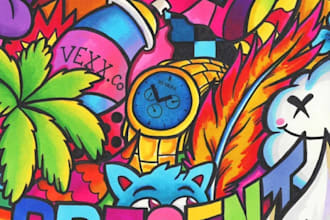 create cool logo design, animation and doodle art