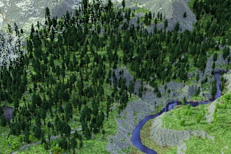 make, build minecraft custom terrain maps