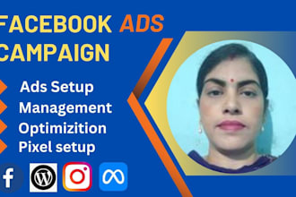 setup facebook ad campaign advertising and meta ads