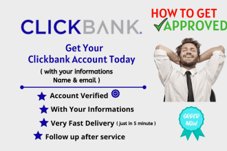 assist you in setting up an affiliate marketing account on clickbank