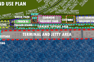 do the airport, launch terminals, and city make 3d animation