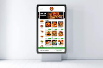 do self ordering kiosk, pos design