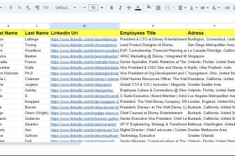do b2b lead generation linkedin lead and targeted email list