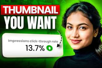 design best youtube thumbnail with high CTR