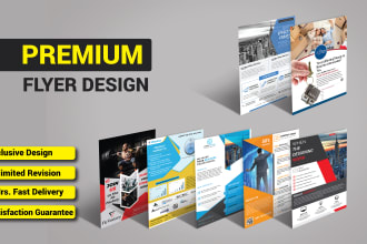 do corporate flyer, real estate flyer, marketing flyer, medical flyer, gym flyer