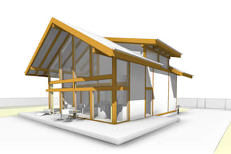 create revit model and architectural drawings set