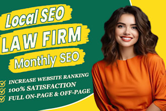 provide complete injury and law firm SEO service for website ranking