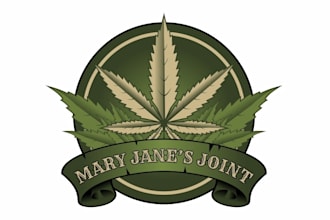 create an imaginative cannabis , weed logo or icon within 19 hours