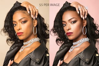 do flawless jewelry retouching on lifestyle model images