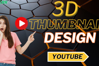 do create 3d apex legends thumbnail design