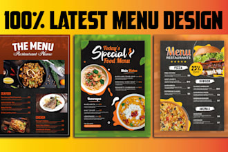do menu design, food menu, restaurant menu, or price list