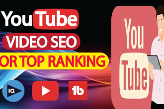 do best organic youtube video SEO expert for top page video ranking