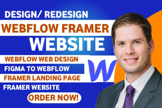 design  webflow framer website convert figma to webflow and  on  elementor