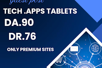 publish articles through guest post backlinks on tech apps tablets websites
