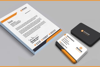 do creative business card and letterhead design