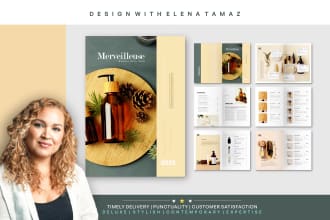 design product catalog, magazine, brochure, booklet