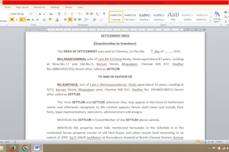 draft legal documents like contract, agreements, licenses, deeds, registration