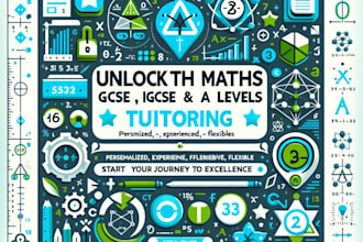 teach you math of gcse igcse and alevels