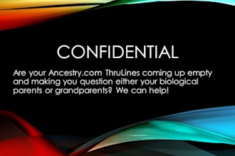 help find a lost relative or adoptive family member