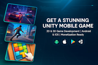 develop unity 2d and 3d mobile games with ads, in app purchases, and multiplayer
