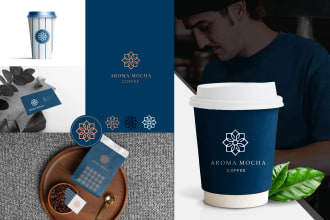 do highly modern minimalist and luxury business logo