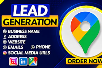 google map lead generation with email, b2b lead generation