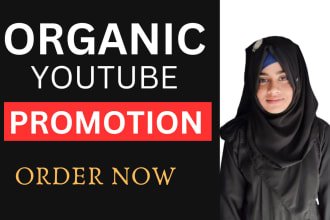do organic youtube video promotion