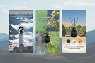 design elegant social media story, instagram, facebook, ads,