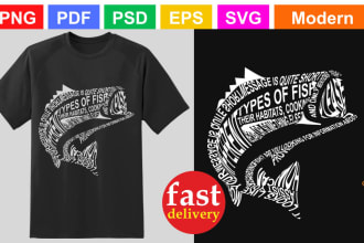 do typography t shirt logo and bulk t shirt design service