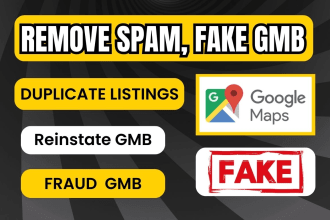 remove spam, fake, duplicate gmb listings and reinstate google business profile