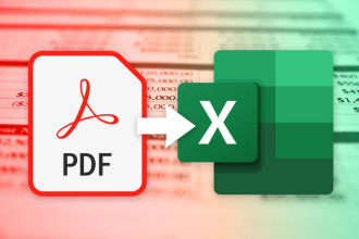 convert pdf to excel, scanned image to excel or google sheet