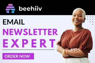 professionally setup beehiiv account beehiiv newsletter template landing page