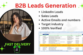 do targeted b2b leads generation and email list prospecting