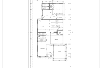 redraw house plans from pdf, jpeg and sketch using autocad for permit