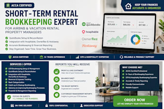 do bookkeeping for str property manageners and owners
