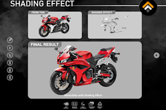 create shading effects for vehicles and other machines