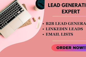 b2b lead generation, linkedin leads and targeted email list