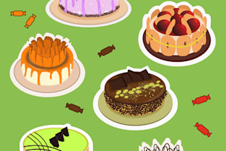stickers for print or website