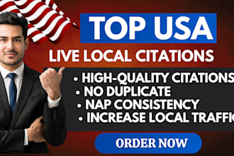 build top 300 USA local citations USA directory submissions