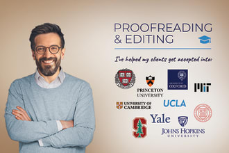 proofread and edit your motivational letter, cover letter, or letter of intent