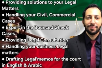 be your lawyer and handle your civil, commercial, and labor cases in kuwait