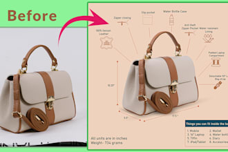 design infographics, amazon listing, lifestyle, ebc photos
