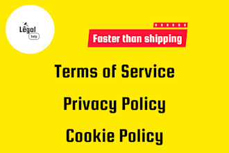 be your for expert privacy policy, terms of service and cookies policy writing