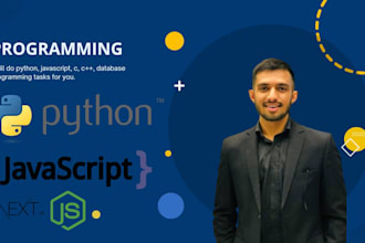 deliver programming projects in python, java, c, and javascript