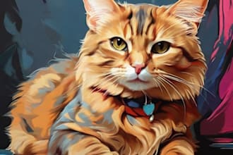 create a family portrait character caricature and friendship portrait