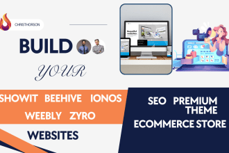 build a showit ionos beehive weebly zyro websites ecommerce online store