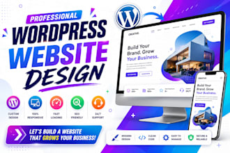 create wordpress website design