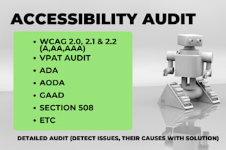accessibility audits for website, web accessibility testing