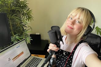 produce a clean corporate voiceover for your business