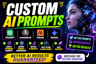 be your custom prompt writing engineer